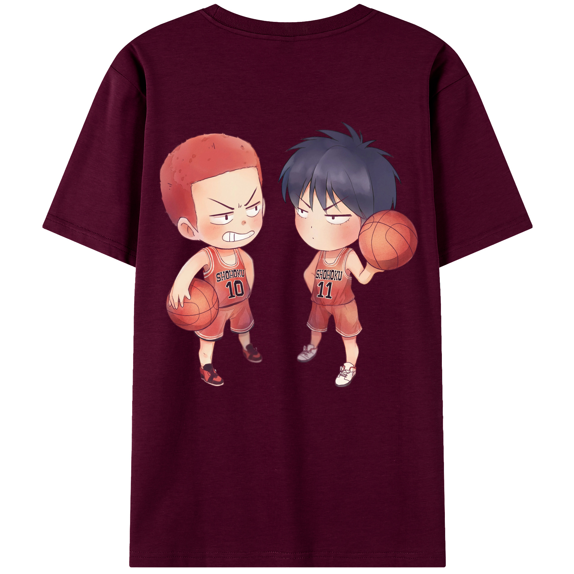 SLAM DUNK／スラムダンク レディース半袖Tシャツ(バックプリント)